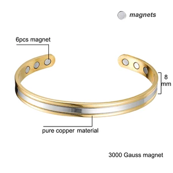 Oktrendy Vario Bangle Apyrankės Moterims Energijos Magnetas 3000 Gaus magnetai japonų magnetinių rankogalių apyrankę raištį Papuošalai 2020 m.