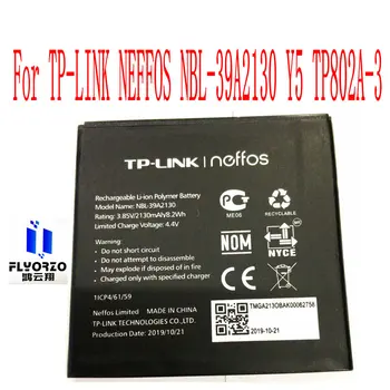 Aukštos Kokybės 2130mAh NBL-39A2130 Baterija TP-LINK NEFFOS NBL-39A2130 Y5 TP802A-3 Mobilųjį Telefoną