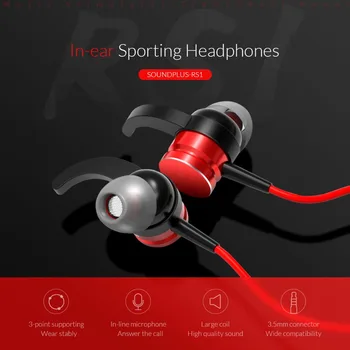 ORICO In-Ear Ausinės su HIFI Ausinių Mikrofoną, Laidinis Kablys Sporto Ausinės už Xiaomi 