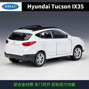 Welly 1:36 Hyundai Tucson IX35 lydinio automobilio modelį pull-back transporto priemonė Rinkti dovanas Ne nuotolinio valdymo tipas transporto žaislas