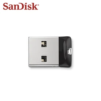 Originalios SanDisk USB Flash Drive Maža Pen drive 64GB 32GB Mini Pendrive USB Atmintuką su televiziją ir automobilių garso sistemos