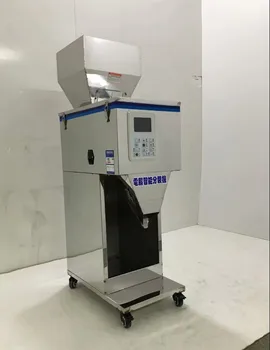 Maisto automatinė pakavimo mašina Granuliuoti milteliai vaistų Dvigubas vibratorius svėrimo mašinos stelažai 10-1000g