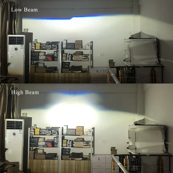 Ronan Atnaujinti mini Bi LED projektoriaus objektyvas 5000K balta, universalus diegti, modifikuoti H1 H4 H7 automobilių žibintų optikos mokymai