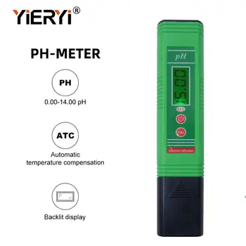 Yieyri Profesinės pH-006 Pieštuko Tipo, pH-Metras su Automatinis Temperatūros Kompensavimas Nešiojamų Vandens Kokybės Analizės Įrankis