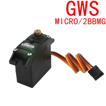 GWS Originalus Micro 2BBMG Mini Servo Ir 0,14 Sek/60 6.4 kg-cm 27G Metal Gear