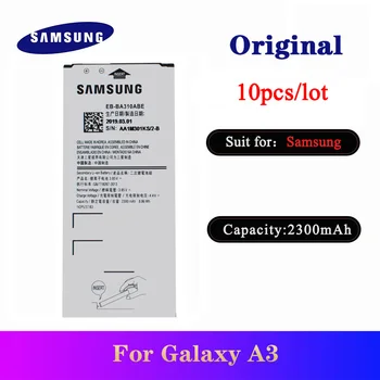 10vnt/daug EB-BA310ABE Originalios Baterijos Samsung Galaxy A3 2016 Edition A310F orlaivį a310 Telefonas Pakeitimo Batteria 2300mAh