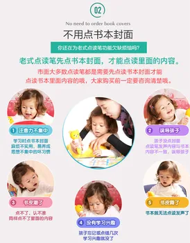 Vaikams Žaislai Švietimo 25 Knygas ir Šėlsmas Kinų ir anglų kalbą Alilo Tablet Infantil WIFI Pen 16G