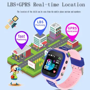 Vaikai Smartwatch Vandeniui LBS Laikrodžius Su SOS Kamera Žadintuvas 1.44 HD Ekranas, Žaidimai 3-12 Metų amžiaus Berniukų, Mergaičių Dovana