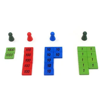 Nauji Karšto Montessori Medžiagų, Mediniai Žaislai, Antspaudas Žaidimas Home Edition Medienos Etiketės, Antspaudai Matematikos Žaislas Anksti Švietimo Plėtros
