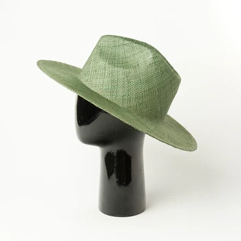 Nauja pavasario vasaros Modernus, stilingas Dažytos, natūralios žolės Džiazo šiaudų skrybėlę lauko paplūdimio turizmo moteris, mergina