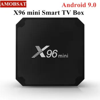 X96 mini tv box 2gb 16 amlogic s905w smart android tv box 7.1 2.4 g bevielio wifi 4k hd x96mini media player 