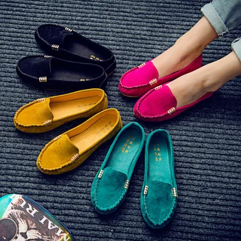Stilingas ir patogus Moterims, Butai, batai 2020 Mokasīni, Saldainiai Spalva Paslysti ant Butas Batai Baleto Butai Patogiai Ponios batų