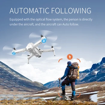 2020 NAUJAS S162 Drone gps 4K HD 1080P 5G wifi fpv quadcopter skrydžių 20 minučių Rc atstumas 500m dron smart grįžti tranai pro Žaislai