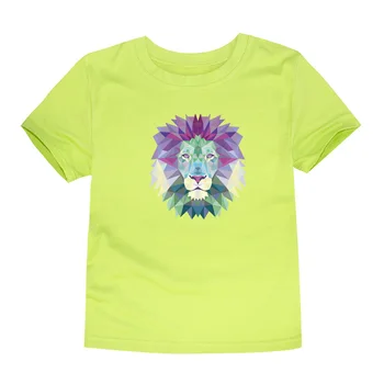 3D Liūtas T Marškinėliai Vaikams Medvilnės Tees Kūdikį Nešioja Vaikus Liūtas Gyvūnų marškinėliai Mergaitėms Tees Berniukai Viršūnes 1-14Years