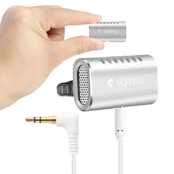 Yanmai R977 Lavalier Microphone Clip-on Mini Atvartas Microphone Mic 