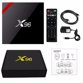 X96 W mini Android 7.1 Smart TV BOX 2GB/16GB TVBOX X 96 mini Amlogic S905W H. 265 4K 2.4 GHz WiFi Media Player 