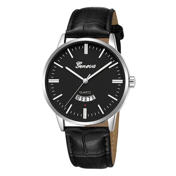 2020 naujas prabangus vyrų laikrodžiai mados automaticos datos žiūrėti vyrams, atsitiktinis juodos odos laikrodis mens armijos sporto relojes hombre