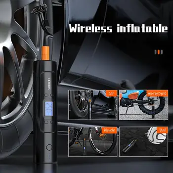 Nešiojamų Automobilinis Oro Kompresorius 12V 150 PSI 6000mAh 25 / Min Skaitmeninis LED Šviesos Padangų Pripūtimo Elektros Auto Siurblys Motociklo Accessori