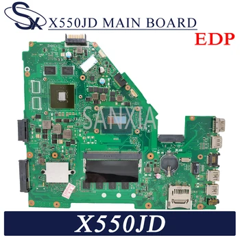 KEFU X550JD Nešiojamojo kompiuterio motininė plokštė, skirta ASUS X550JD X550JK X550JX FX50J ZX50J A550J originalus mainboard 4GB-RAM I7-4710HQ GT820M EDP