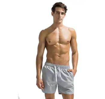 Vientisos spalvos tiesiai prarasti paplūdimys kelnės su plyšio kišenės sportinis stilius penkių taškų šortai trumpas kelnes