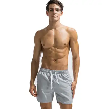 Vientisos spalvos tiesiai prarasti paplūdimys kelnės su plyšio kišenės sportinis stilius penkių taškų šortai trumpas kelnes