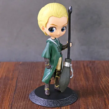 Q Posket The Goblet of Fire Draco Malfoy Quidditch Stiliaus PVC Pav Modelis Žaislas Statulėlės