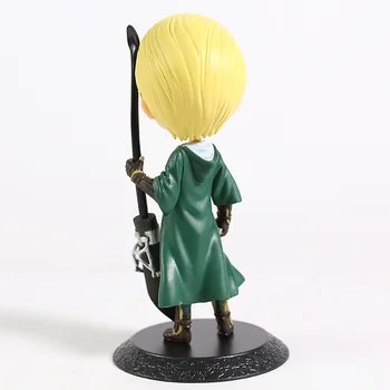 Q Posket The Goblet of Fire Draco Malfoy Quidditch Stiliaus PVC Pav Modelis Žaislas Statulėlės
