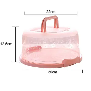 Plastikiniai Cupcake Konteinerių Nešiojamą Gimtadienio Nešiojamų Tortas Talpinimo Cake Box Virtuvės Įrankis Patvarus