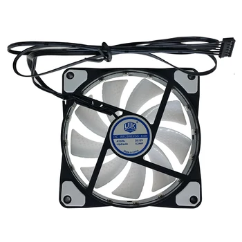 RGB, ventiliatorius 120mm nustatyti Koreguoto 15LED pc ventiliatoriaus valdiklis cooler 12cm Kompiuterinis žaidimas Atveju KOMPIUTERIO Aušinimo Ventiliatorius tylus ventiliatorius Nuotolinis sinchronizavimas led hub