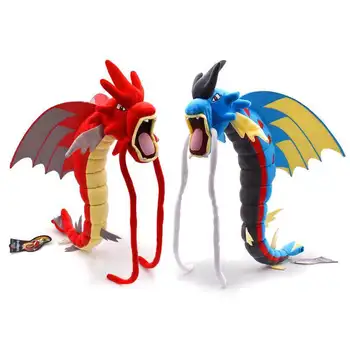 20 Colių Dragon Pliušiniai Žaislai Mega Evoliucija Raudona Blizga Gyarados Blue Dragon Žaislas Žaidimas Animacinių Filmų Kolekcija, Įdaryti Gyvūnų Lėlės
