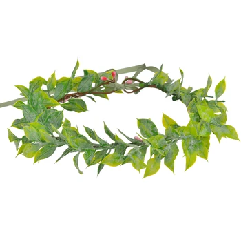 Modeliavimo žali lapai, gėlių vainikas cukranendrių dirbtinių augalų Lapų Formos vynuogių Vestuvių Dekoravimas 