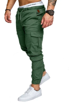 Prekės Vyrų Kelnės Hip-Hop Haremas Poilsiu Kelnes 2019 Vyriškos Kelnės Mens Poilsiu Kietosios Multi-pocket Pants Sweatpants M-4XL