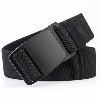 Vyriški 2019 Prekės Unisex Dizaino Plastiko, Plieno Sagtis Diržo Vyras Kokybės Drobė Elastiniai Diržai Juostos Atsitiktinis Vyrų ceinture cinto
