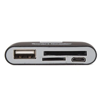 Naujas 4 1 OTG/TF/SD Pažangaus Kortelių Skaitytuvo Adapteris Micro USB Įkrovimo Patvarus Uosto KARŠTO #83907