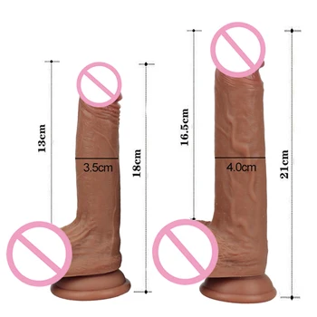 Sekso žaislai Dildo vibruojantis varpos siurbimo taurės dildo didelis vibratorių falą vibratoriai dick žaislai moterims, realistiškas penis Sekso parduotuvė