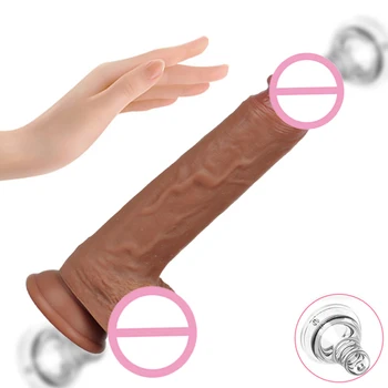 Sekso žaislai Dildo vibruojantis varpos siurbimo taurės dildo didelis vibratorių falą vibratoriai dick žaislai moterims, realistiškas penis Sekso parduotuvė