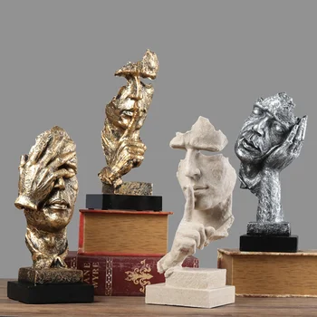 Abstrakčios Skulptūros, Statulėlės, Papuošalai Tyla-Tai Auksas 