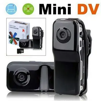 MD80 Mini Kamera Paramą Ju-vaizdo Kameros Mini DV Kamera Įrašo Paramos 8G TF Kortelę 720*480 Vedio Ilgalaikį Įrašymo Cam