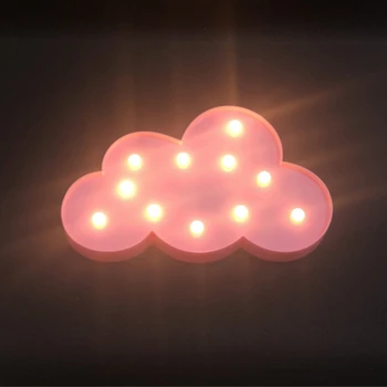 Cloud Tipo LED Naktį, Šviesos, Šiltų Debesų formos Vidaus Apdaila, Lempos, Miegamojo Lovos, Vaikų Kambario Atmosferą Lempos Naujovė Lempos