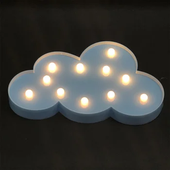 Cloud Tipo LED Naktį, Šviesos, Šiltų Debesų formos Vidaus Apdaila, Lempos, Miegamojo Lovos, Vaikų Kambario Atmosferą Lempos Naujovė Lempos