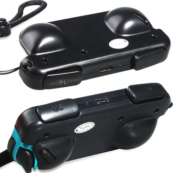 Mini Įkrovimo Dokas Įkroviklis Nintendo Jungiklis JoyCons su Low Battery Priminimas ir LED Įkroviklio Indikatorius - Juoda, 2 Pakuočių