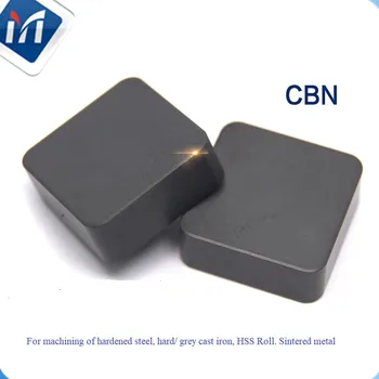 Kietojo CBN tekinimo įrankis PCBN įterpti cnc tekinimo peiliai SNMN120712 CNMN120408 SNMN1507 plieno pjovimo staklėmis ketus stabdžių disko ritinius