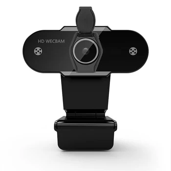 2K 1080P HD Kameros Su Dangčiu Ir Mikrofonas Auto Focus KOMPIUTERIO Darbalaukį Webcamera-Live Transliacijos Vaizdo Skambučių PC Mokymosi Internetu