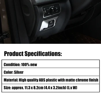 Automobilių stiliaus ABS chromuotas Elektroninis rankinis Stabdis Mygtuką Skydelio Apdaila Padengti tinka Volvo XC60 V60 XC70 S60 S80 Automobilių reikmenys