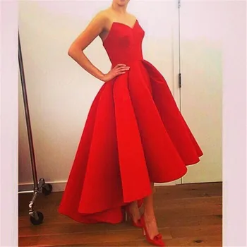Sexy Raudona Vakaro Suknelės 2020 Elegantiškas Satino Vakare Chalatai Ilgai Oficialų vakarinę Suknelę Abiye Prom Šalis Suknelės vestido longo festa