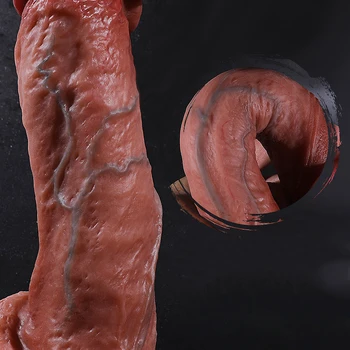 Tikroviškas Penis Didžiulis Vibratorių Moterų Lesbiečių Vibratorių Sekso Žaislai Didelis Netikras Penis Silikono Moterų Masturbacija Dirželis ant Dildos Anal