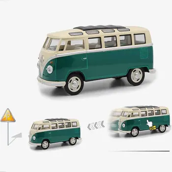 1:32 Vaikus Lydinio Klasikinis Van Autobusų Modelis žaislas, automobilių Garso ir Šviesos Traukti Atgal, automobilių žaislai vaikams, vaikai