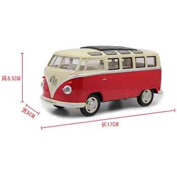 1:32 Vaikus Lydinio Klasikinis Van Autobusų Modelis žaislas, automobilių Garso ir Šviesos Traukti Atgal, automobilių žaislai vaikams, vaikai