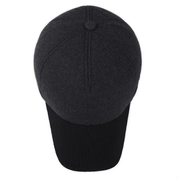 Sportas, žiemos skrybėlės kratinys vyrų beisbolo kepurės su ausų atvartais žiemos tirštėti kepurės aukštos kokybės snapback cap skrybėlės sporto Logotipą 5