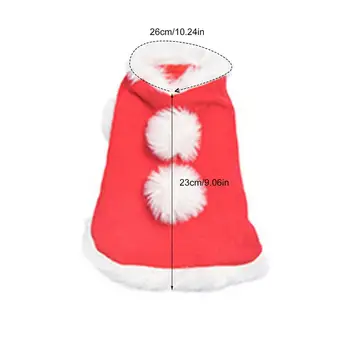 Didmeninės Pet Kalėdų Dress Šviesos Patogus Apsiaustas Drabužių, Kostiumų Šunų Drabužių Kalėdų Coat Katėms Pet Sijonas Drabužių